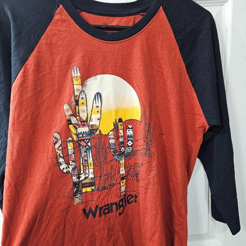 Wrangler Graphic Baseball Tee Size L